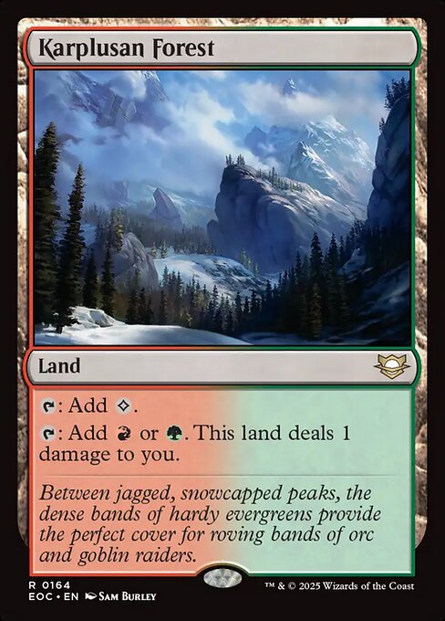 Karplusan Forest - Edge of Eternities Commander