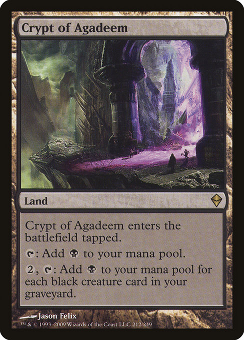 Crypt of Agadeem - Zendikar