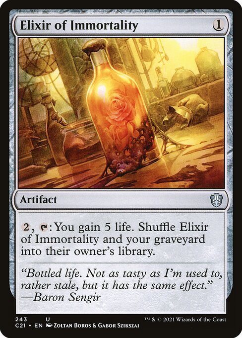 Elixir of Immortality - Commander 2021