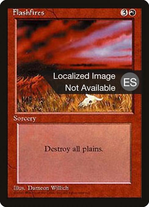 Tormenta ígnea (Flashfires) - Fourth Edition Foreign Black Border