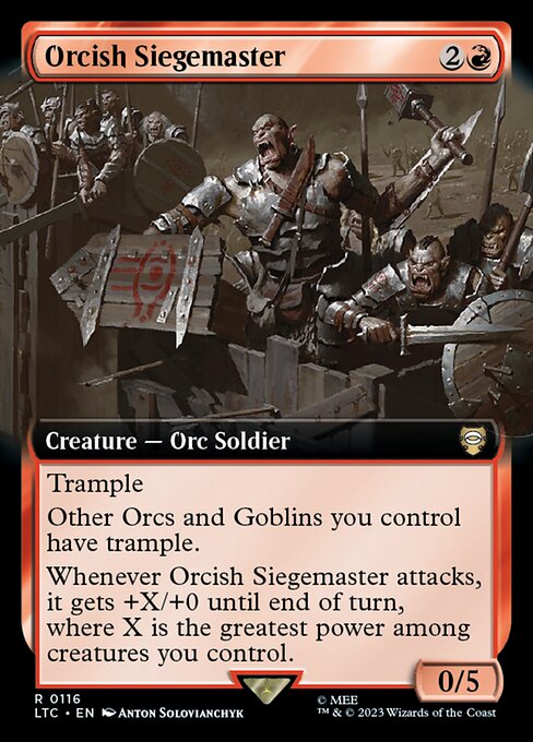 Orcish Siegemaster - Tales of Middle-earth Commander