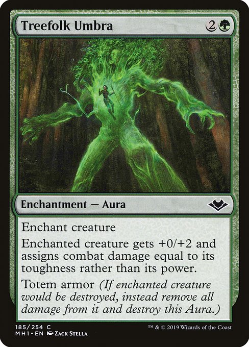Treefolk Umbra - Modern Horizons