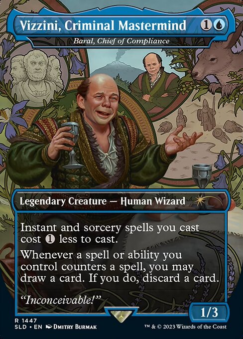 Vizzini, Criminal Mastermind (Baral, Chief of Compliance) - Secret Lair Drop