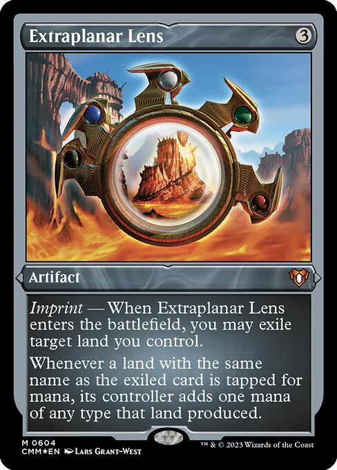 Extraplanar Lens - Commander Masters - Etched Foil