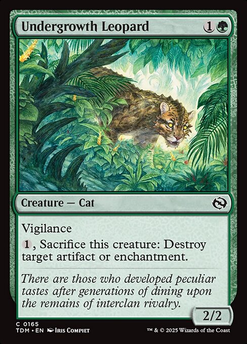 Undergrowth Leopard - Tarkir: Dragonstorm