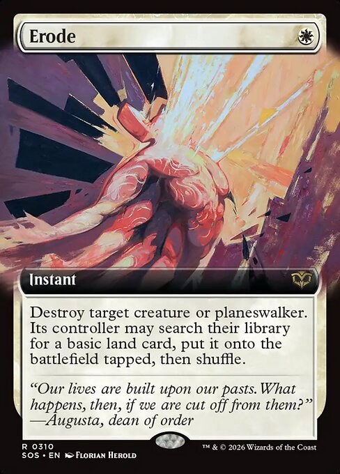 Erode - Secrets of Strixhaven - Extended Art