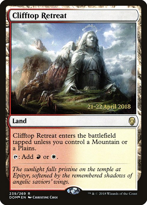 Clifftop Retreat - Dominaria Promos - Promo Foil