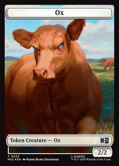 Ox - Marvel Super Heroes Commander Tokens - Surge Foil
