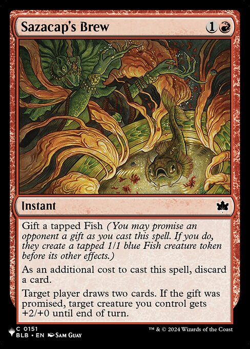 Sazacap's Brew - The List