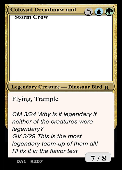 Colossal Dreadmaw and Storm Crow - Unknown Event