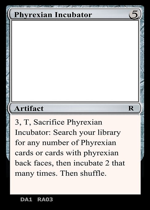 Phyrexian Incubator - Unknown Event