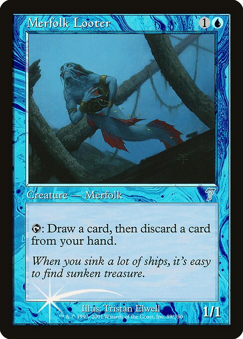 Merfolk Looter - Seventh Edition - Promo Foil