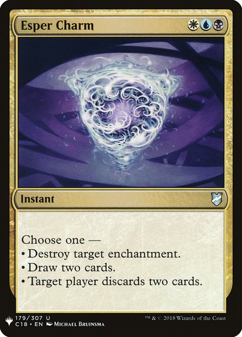 Esper Charm - The List