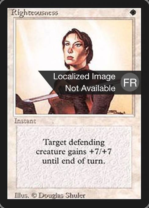 Righteousness - Foreign Black Border