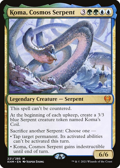 Koma, Cosmos Serpent - Kaldheim Promos