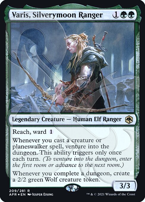 Varis, Silverymoon Ranger - Adventures in the Forgotten Realms Promos
