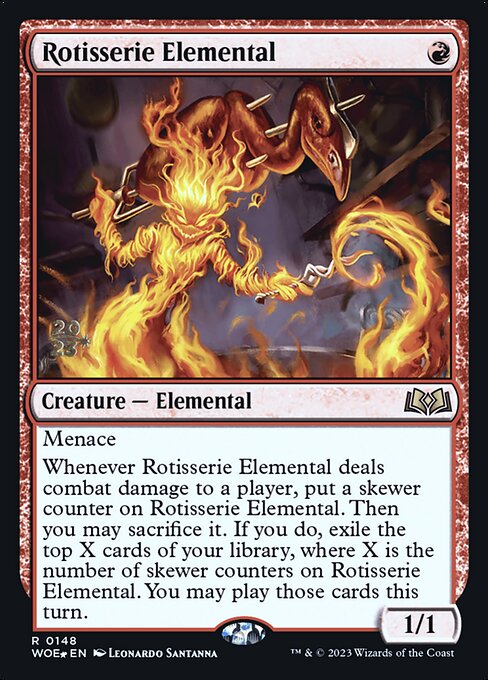 Rotisserie Elemental - Wilds of Eldraine Promos
