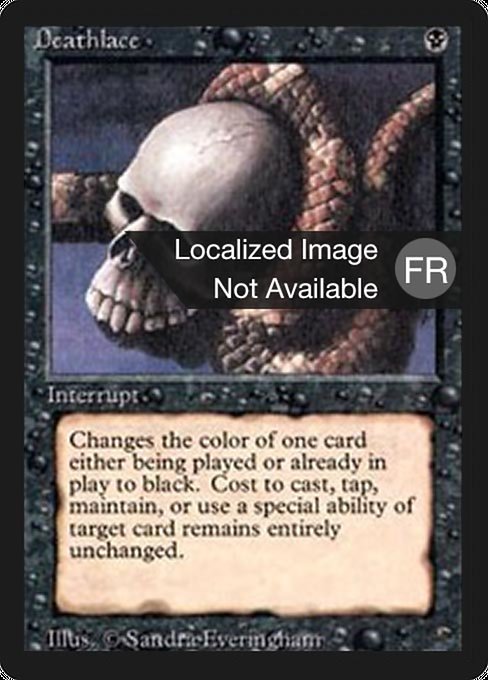 Voile de mort (Deathlace) - Foreign Black Border
