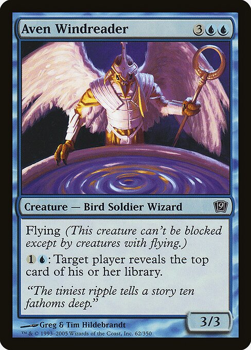 Aven Windreader - Ninth Edition - Promo Foil