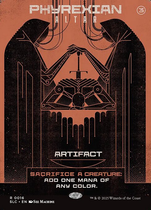 Phyrexian Altar - Secret Lair Countdown - Borderless