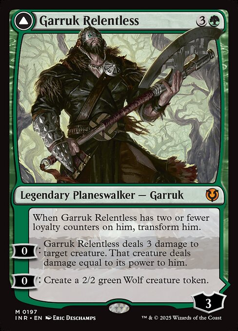 Garruk Relentless // Garruk, the Veil-Cursed - Innistrad Remastered