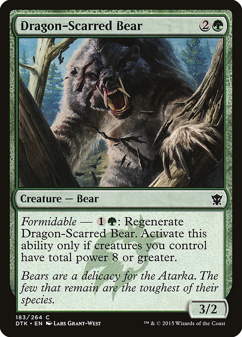 Dragon-Scarred Bear - Dragons of Tarkir