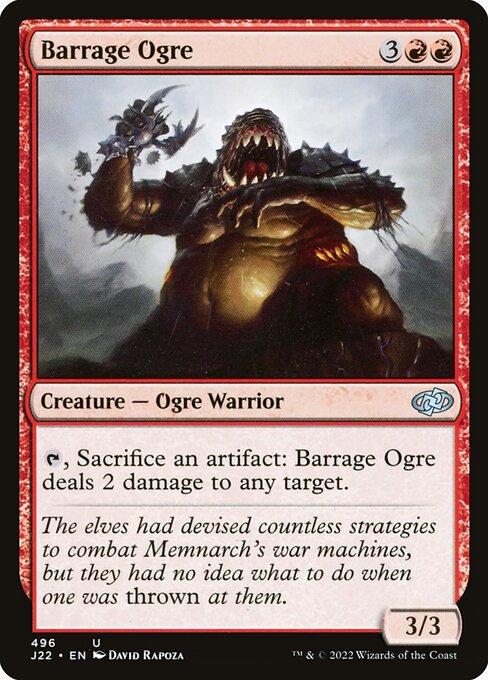 Barrage Ogre - Jumpstart 2022