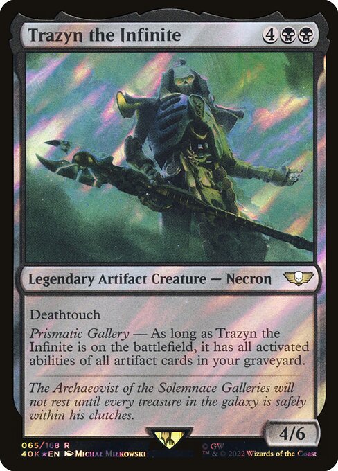 Trazyn the Infinite - Warhammer 40,000 Commander - Surge Foil