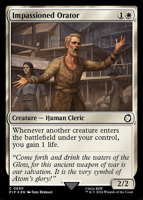 Impassioned Orator - Fallout - Surge Foil