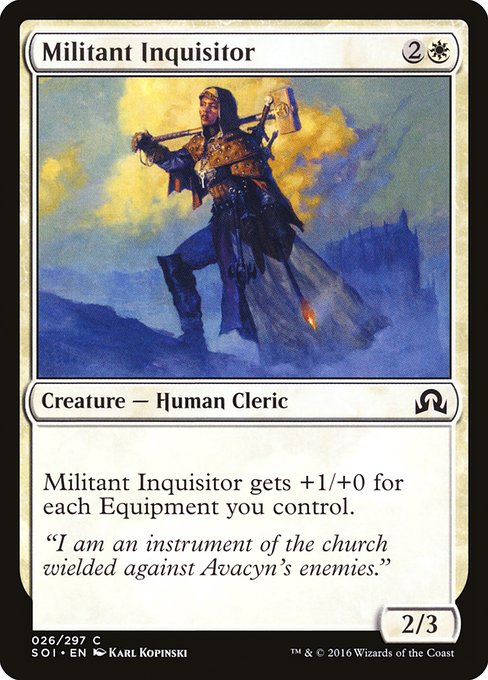 Militant Inquisitor - Shadows over Innistrad
