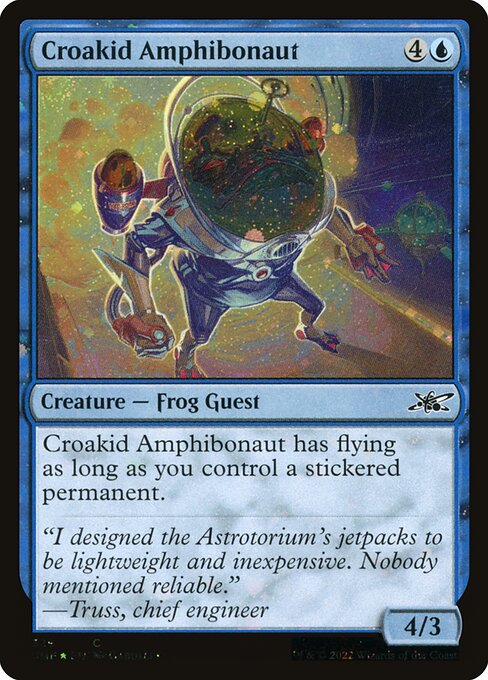 Croakid Amphibonaut - Unfinity - Galaxy Foil