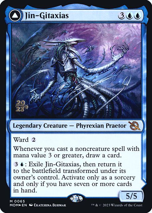 Jin-Gitaxias // The Great Synthesis - March of the Machine Promos - Promo Foil