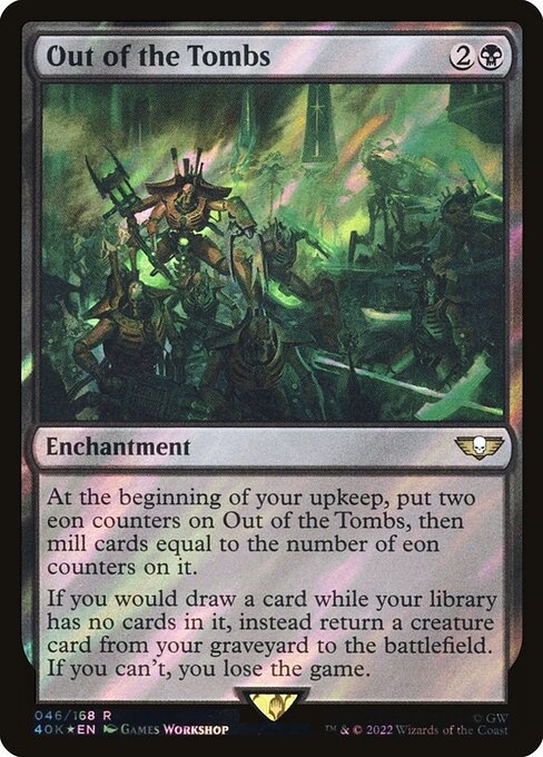 Out of the Tombs - Warhammer 40,000 Commander - Surge Foil