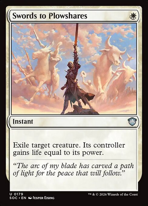 Swords to Plowshares - Secrets of Strixhaven Commander
