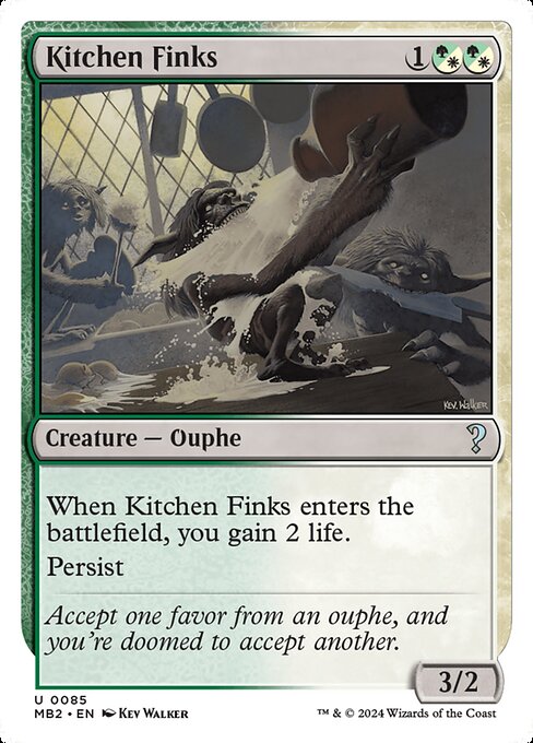 Kitchen Finks - Mystery Booster 2