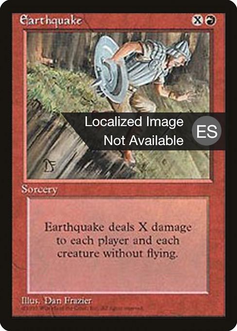 Terremoto (Earthquake) - Fourth Edition Foreign Black Border