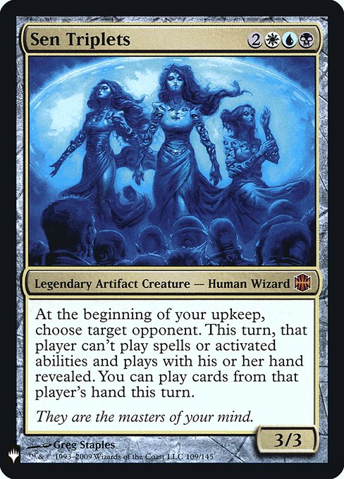 Sen Triplets - The List - Promo Foil