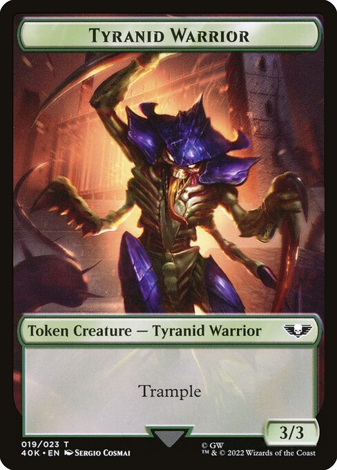 Tyranid Warrior - Warhammer 40,000 Commander Tokens