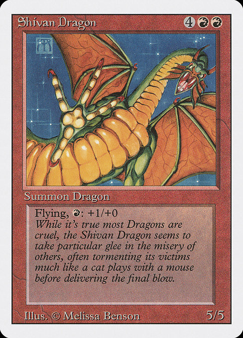 Shivan Dragon - Revised Edition