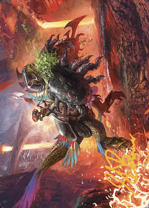 Triumphant Chomp - The Lost Caverns of Ixalan Art Series - Borderless
