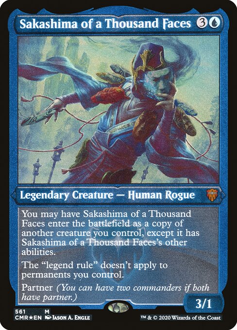 Sakashima of a Thousand Faces - Commander Legends - Etched Foil