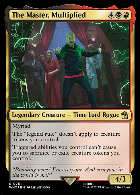 The Master, Multiplied - Doctor Who - Surge Foil