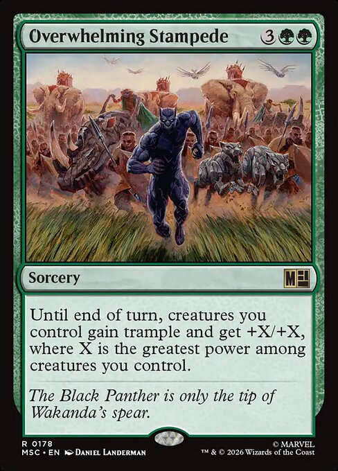 Overwhelming Stampede - Marvel Super Heroes Commander