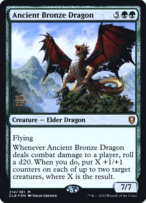 Ancient Bronze Dragon - Battle for Baldur's Gate Promos - Promo Foil