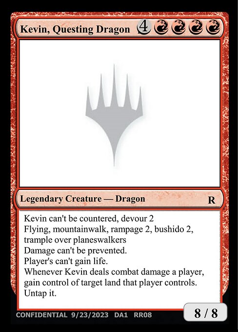 Kevin, Questing Dragon - Unknown Event