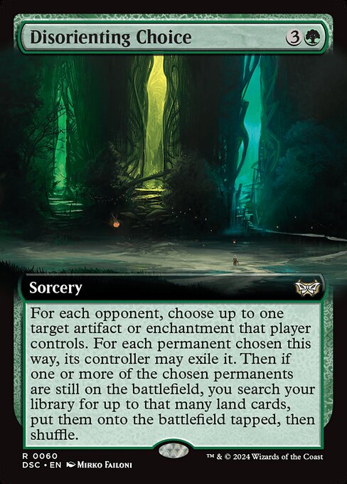 Disorienting Choice - Duskmourn: House of Horror Commander