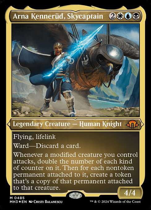 Arna Kennerüd, Skycaptain - Modern Horizons 3 - Etched Foil