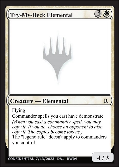 Try-My-Deck Elemental - Unknown Event