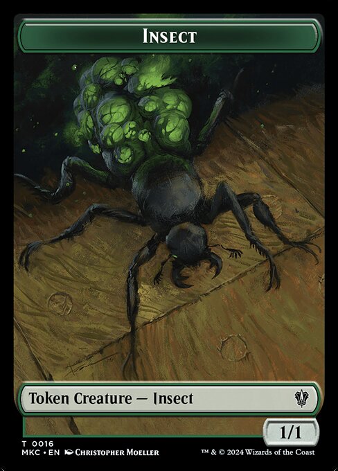 Insect - Murders at Karlov Manor Commander Tokens