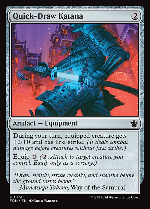 Quick-Draw Katana - Foundations